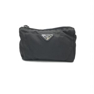 Prada Black Nylon Cosmetic Pouch
