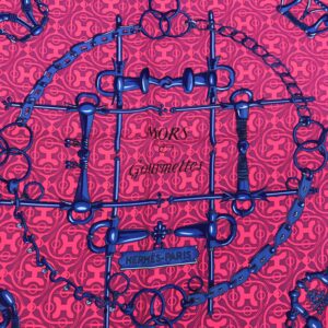Hermès - Mors et Gourmettes silk scarf design